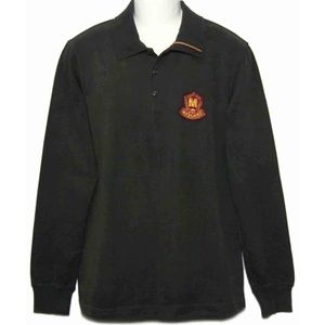 Moschino Crested Rugby Shirt Green Men's Size USA Small